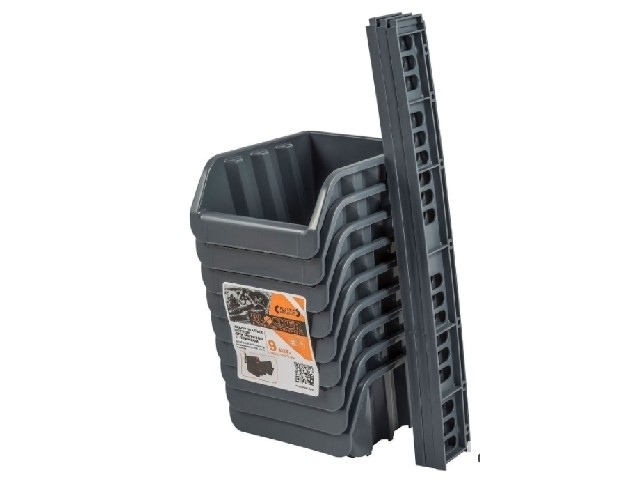 Набор малых лотков для метизов с планкой 9 шт  3743/6